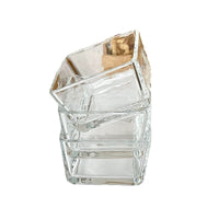 Divided Glass Serving Dish for Snacks, Fruits, Nuts, and Candies