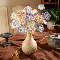 Jingdezhen Ceramic Flower Bouquet for Home Decor and Gifts