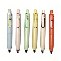 Mini Quick-Dry Retractable Gel Pen with Clip, 0.5mm Colored Ink for Students
