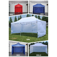 Outdoor Folding Tent Side Wall Windproof Rainproof Sunshade for Events and Markets