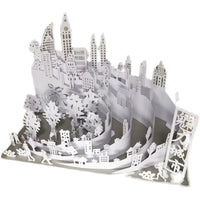 3D Patriotic City Paper Model Kit for Kids - DIY Craft