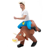 Inflatable Cow Rider Costume for Halloween & Role Play