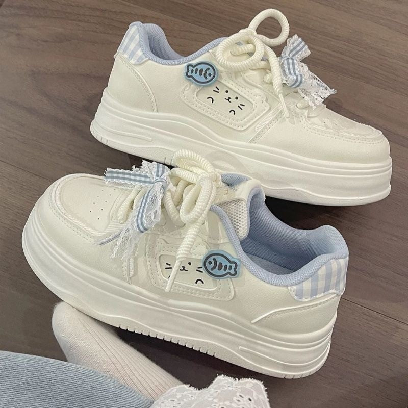 Girls' Winter Warm Casual Sneakers with Plush Lining