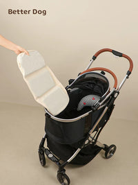 Pet Stroller Cooling Pad Cover with Ice Pack for Cats and Dogs, Summer Relief