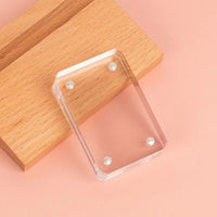 Mini Mahjong Acrylic Photo Frame with Strong Magnetic Closure for DIY Crafts