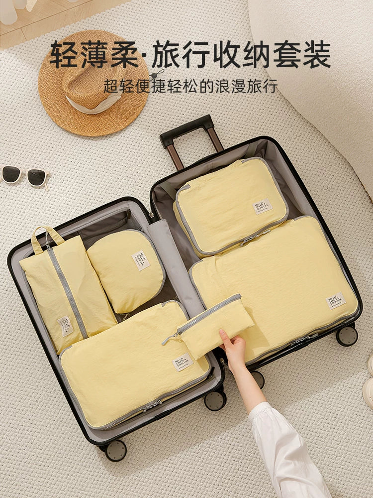 Travel Storage Bags for Luggage, Clothes, and Underwear Organization - Portable Business Trip and Travel Set