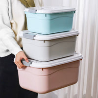 Portable Thickened Plastic Storage Box for Snacks, Toys, and Clothing