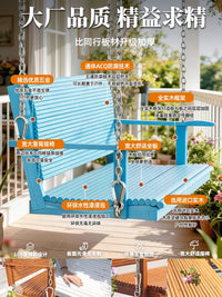 Indoor Balcony Living Room Swing Chair Hammock for Small Spaces