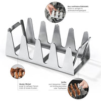 Portable Stainless Steel BBQ Rescher Grill for Outdoor Garden Gatherings - Multi-functional Inlaid Design