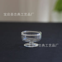 Miniature Glass Dessert Ice Cream Cups for Dollhouse DIY Accessories