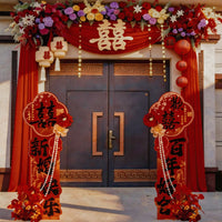 Chinese Wedding Arch Welcome Sign for Courtyard & Entrance Decor
