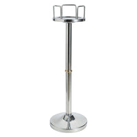 Thickened Stainless Steel Ice Bucket Stand for Commercial Bar KTV Party Events, Detachable Floor-Standing Wine Champagne Bucket Holder