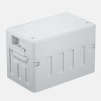 Large Capacity Insulated Cooler Box for Outdoor Camping and Food Preservation, Foldable Car Storage