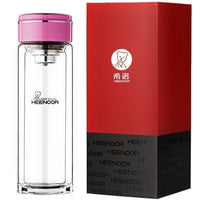 Sino 9019 Double-Layer Heat-Resistant Glass Tea Cup with Infuser