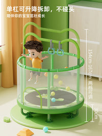 Kids Indoor Trampoline with Safety Net and Accessories