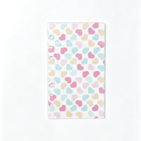 Macaron Heart A6 6-Hole Acrylic Loose-Leaf Binder Cover for Journals & Planners