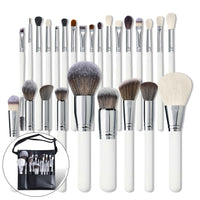 Professional 26-Piece Makeup Brush Set with Storage Options for Face and Eye Cosmetics