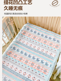 Baby Cotton Gauze Summer Sleeping Mat for Cribs and Toddler Beds