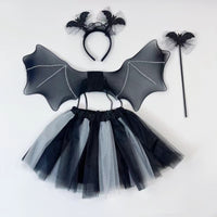 Halloween Spider Bat Wing Costume Set for Women - Photo Prop, Party Decor & Cosplay