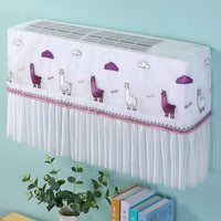 Air Conditioner Dust Cover for Wall-Mounted Units, Full Coverage, No Removal Needed for Operation, Anti-Direct Blowing