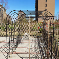 Garden Arch Trellis for Climbing Plants, Roses, Grapes - Outdoor Metal Archway Support