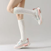 Women's Non-Slip Yoga Pilates Five-Toe Mid-Calf Socks for Fitness and Sports