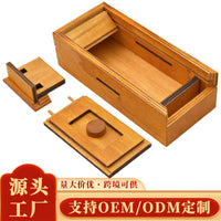 Wooden Puzzle Box Brain Teaser Money Bank