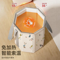 Portable Foldable Foot Spa Bucket with Thermal Insulation for Home and Dorm Use
