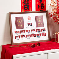 Wedding Certificate Photo Frame for Marriage Registration Photos, Anniversary Display