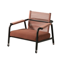 Outdoor Patio Wicker Sofa Chair and Coffee Table Set for Garden Balcony Villa