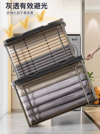 Jia Bang Shou Large Capacity Transparent Storage Box for Home, Toys, Car Trunk