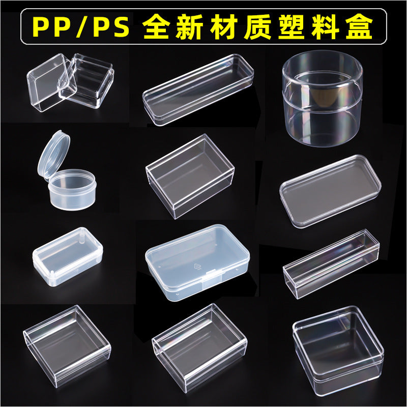 Acrylic Display Case for Collectibles, Action Figures, and Dolls - Clear Rectangular & Round Storage Box