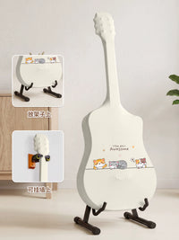 Stretchable Guitar Cover Dustproof Scratch-Resistant Protective Cover for Acoustic Electric Guitars
