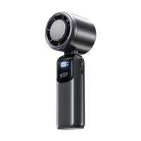 Semiconductor Cooling Handheld Fan, Foldable Desktop Mini Outdoor Fan with 100-Speed Turbo