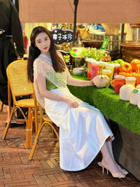 Xishuangbanna Dai Ethnic Style Dress Thai Inspired Costume for Women