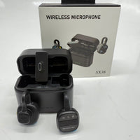 SX38 Wireless Lavalier Microphone for Live Streaming and Outdoor Recording, Noise-Cancelling HD Audio Mic
