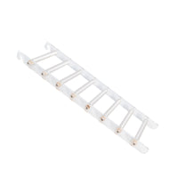 Acrylic Bird Training Play Stand Perch with Ladder for Parrots and Small Pets