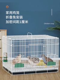 Quail and Chick Breeding Cage with Feeder and Drinker