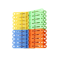 Multifunctional Windproof Laundry Clips for Clothes, Socks, and Underwear - Durable Plastic Drying Pegs