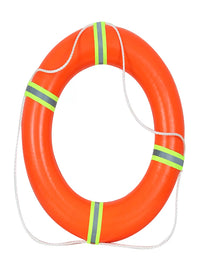 Professional Solid Foam Lifebuoy with Reflective Rope for Adults, Emergency Flood Control, and Swimming