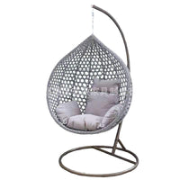 Outdoor Indoor Patio Balcony Wicker Rattan Hanging Swing Chair
