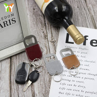 Leather Protective Cover for Bottle Opener, Beer Bottle Opener Leather Case, Bar Bottle Opener Sleeve