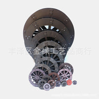 Feng Shui Water Wheel Ornament for Indoor Fountains, Plastic Decorative Landscape Accent