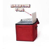 Portable Insulated Food Delivery Bag with Aluminum Foil Lining for Pizza, Cakes, and Cold Storage