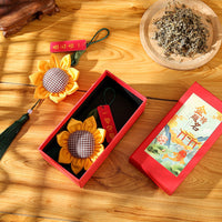 Sunflower Sachet Gift Box for Teachers and Students, Inspirational Hanging Ornament