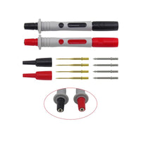Multifunction Multimeter Test Leads Kit with Interchangeable Probes, Piercing Needles, and Alligator Clips for Auto Repair