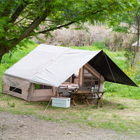 Inflatable Pop-Up Camping Tent with Awning for 4 People, Waterproof Portable Luxury Travel Tent