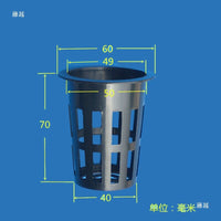 Hydroponic Net Pots for Soilless Cultivation of Fruits and Vegetables, 10-100 Pack