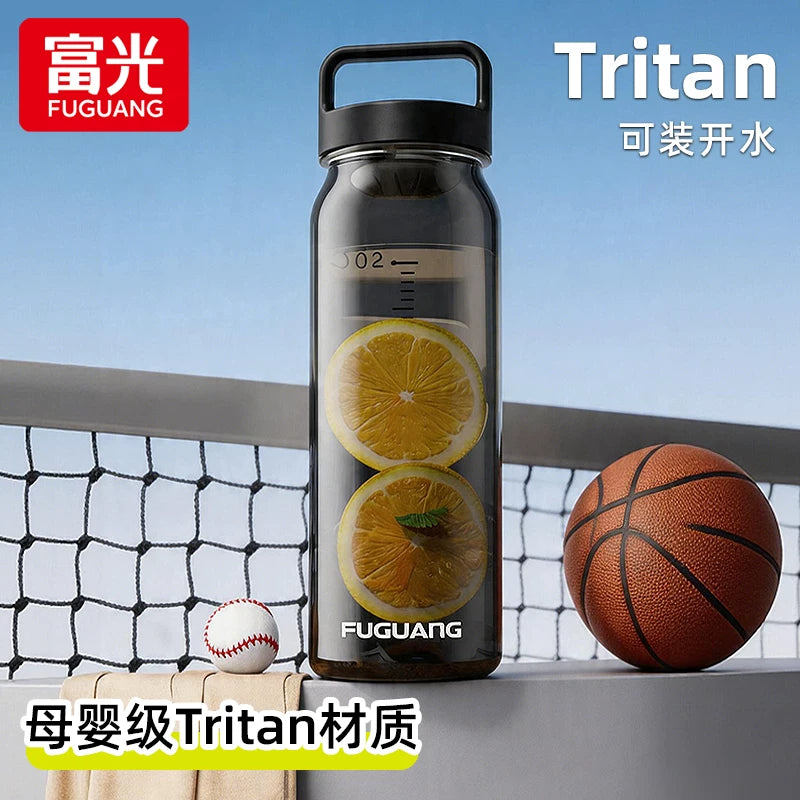 Fuguang Tritan Sports Water Bottle, Large Capacity, High Temperature Resistant, Drop-proof Plastic