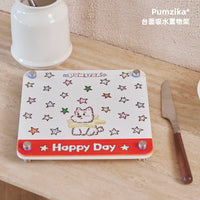 Pumzika Diatomaceous Earth Sink Caddy Tray for Kitchen and Bathroom Countertops